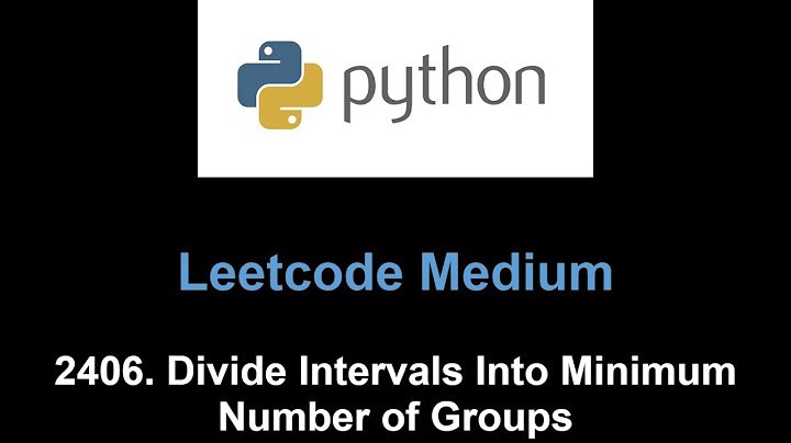 Leetcode 2406. Divide Intervals Into Minimum Number of Groups (difference array)