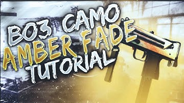 CS:GO skins in BO3-Amber Fade Tutorial