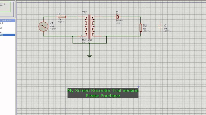 Proteus ISIS half wave rectifier by Jayendra Kumar.wmv