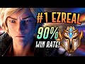 THE NUMBER ONE EZREAL HAS A 90% WIN RATE?! - League of Legends