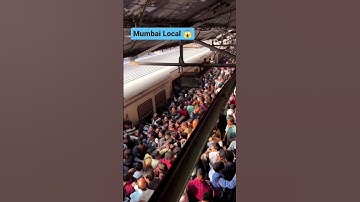 Thumbnail of Mumbai Local Train Rush 😱#shorts #ytshorts #indianrailways #mumbailocal #localtrain