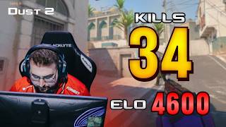 torzsi Goes Absolutely Insane with 34 Kills on Dust2! torzsi POV with COMMs (Dust 2)