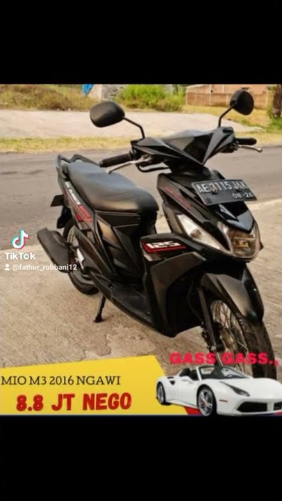 YAMAHA MIO M3 TH 2016 MANTAP MANTAPPP SIAP PAKAI HANYA 8.8JT NEGO