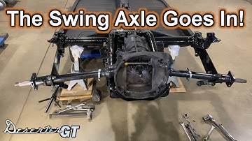 VW swing Axle Transmission & Rear Bearing Installation - ep15 Autodynamics Deserter GT Buggy