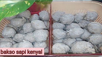 RESEP BAKSO SAPI KENYAL | Tanpa pengenyal buatan