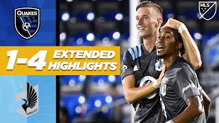 San jose earthquakes & minnesota united fc battle it out for a place
in the mls is back tournament semi-finals on 08/01/2020. #mls #soccer
#mlsisback