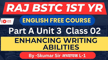 Letter kaise likhe // BSTC first year English Part-A Unit-3 Class-2 #deledacademy