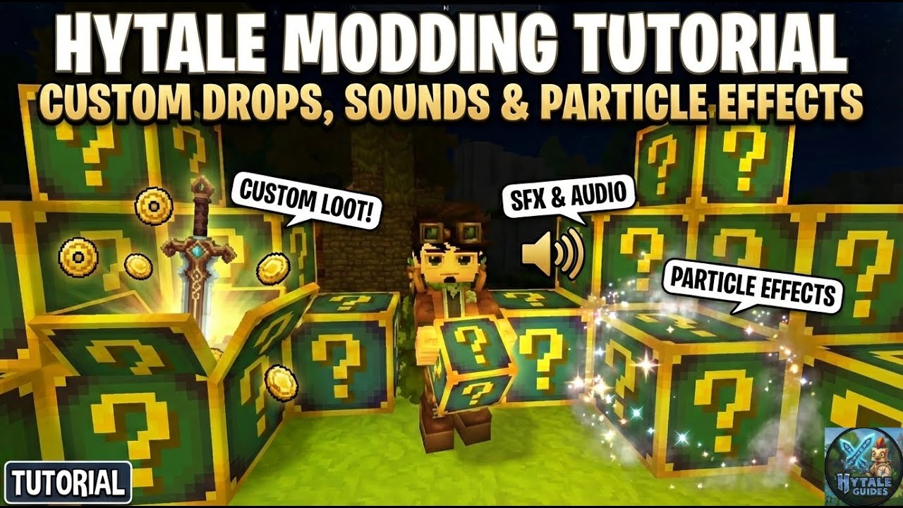 Hytale Modding Tutorial: Custom Drops, Sounds & Particle Effects - YouTube