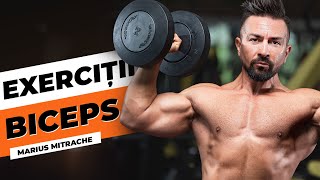Exerciții pentru biceps l Marius Mitrache l GymBeam