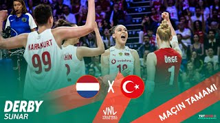 SULTANLAR SİFTAH YAPTI! | Türkiye - Hollanda "2024 Kadınlar VNL Antalya Etabı 2. Maç" X Derby