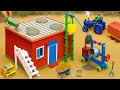 House Fire Due to Storm | DIY Mini Tractor Concrete Lifting Solid Brick House Science Project