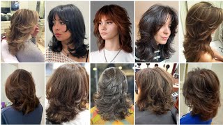 635Trendy 2024 Short layered haircuts and hairstyles for women's|| hair dye colour ideas for women's