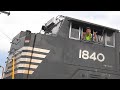 🤷‍♂️ Famous &quot;Railfan Rowan&quot; on a Loaded Military Equipment Train