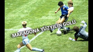 Diego Maradonanın Yüzyılın Golü Goal Of The Century By Maradona -Víctor Hugo Morales Commentary