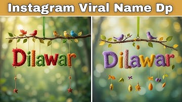 How To Create Instagram Viral stylish Name dp 3D Image |Ai Photo Editing |Ai Image Generator