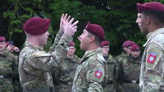 82nd Airborne Chorus moving Performance  in a wonderfull  live in Picauville