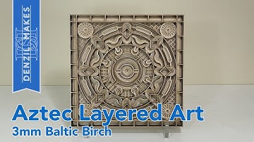 Aztec Geometric Layered Mandala Artwork