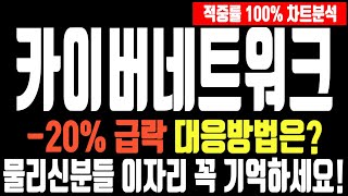 카이버네트워크 -20% 급락 대응방법은? 물리신분 이자리 꼭 기억하세요 #카이버네트워크 #카이버네트워크코인 #카이버네트워크분석 #카이버네트워크전망 #카이버네트워크목표가