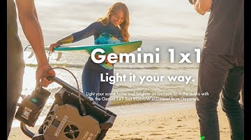 Introducing the Litepanels Gemini 1x1 Soft RGBWW LED panel #Lightityourway