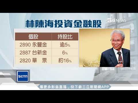 神秘金融大戶「林陳海」 持股永豐金逾5%｜三立iNEWS