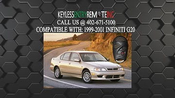 How To Replace Infiniti G20 Key Fob Battery 1999 2000 2001