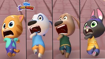 Talking Tom Time Rush  - Hank  - 2 x Gameplay Android and IOS