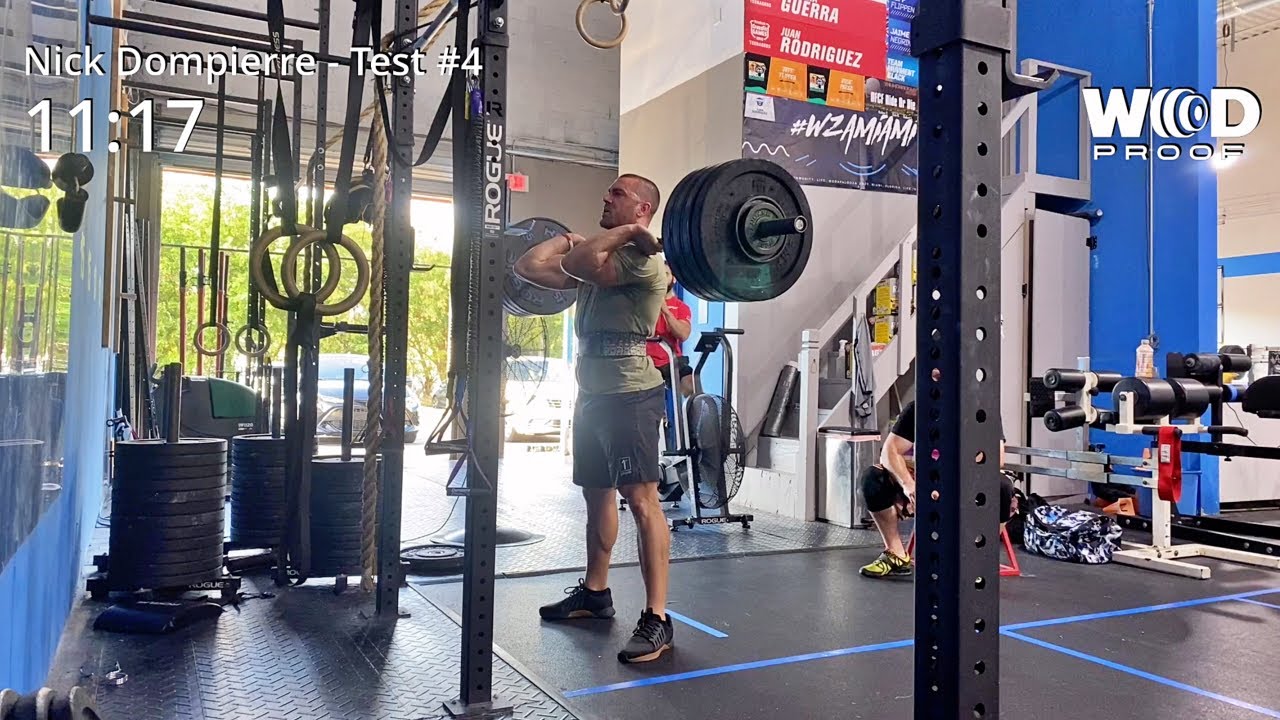 CrossFit Games Quarterfinals Test 4 Max Rep Front Squat 360lbs x4