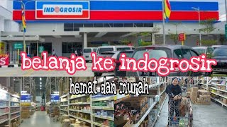 BELANJA UNTUK WARUNG DI INDOGROSIR HEMAT DAN MURAH || MIRA YULIANI