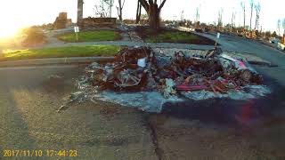 Coffey park car melted down to nothing ...
