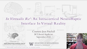 BCI Award 2022 Nomination - An Intracortical NeuroHaptic Interface in Virtual Reality