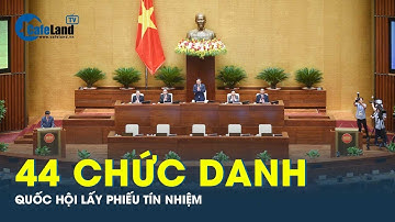 Quốc hội lấy phiếu tín nhiệm 44 chức danh: Phải thực chất thì cán bộ mới “tự soi, tự sửa” | CafeLand