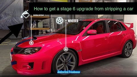 How to get stage 6 upgrades in CSR2 stripping cars ( also opening crates)