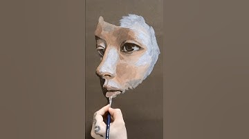 ACRYLIC PAINTING TIME-LAPSE #shorts