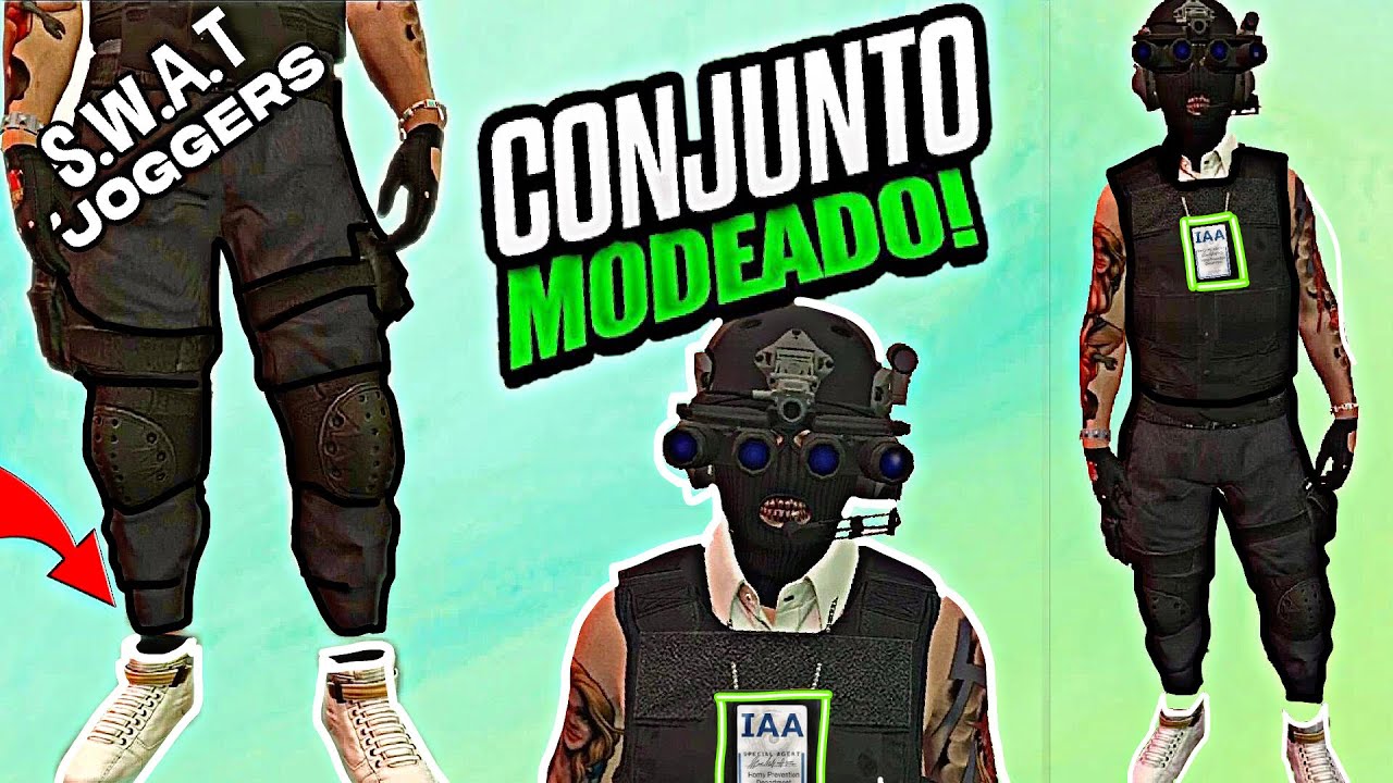 COMO CONSEGUIR TRAJE SWAT MOD GTA 5 ONLINE YouTube