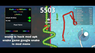 snake io hack mod apk snake game google snake io mod menu