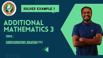 Additional Mathematics 1 for Lateral Entry Engg Students | Higher order Diffential EQA Questions