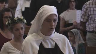 10-15-16-1 Sr Teresa of Jesus profession of Vows