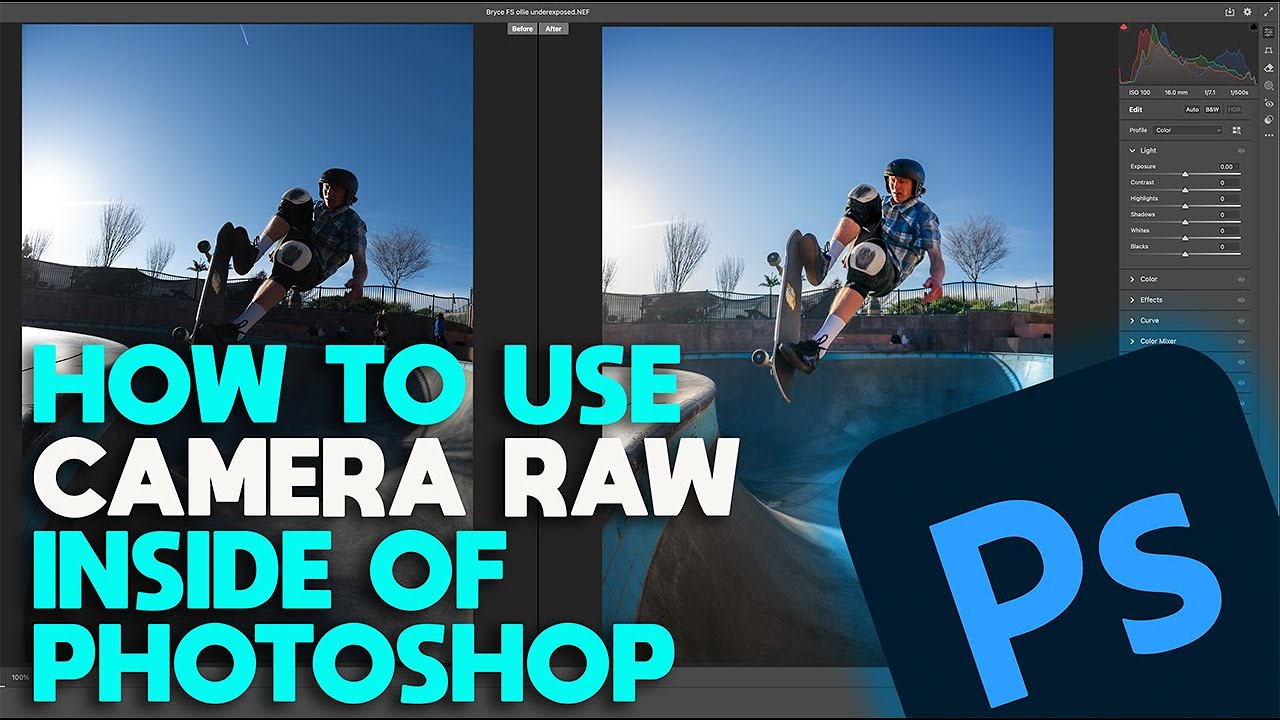 How to use Camera Raw in Photoshop for Beginners