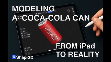 Modeling a Coca Cola Can in Shapr3D on iPad Pro Full Process