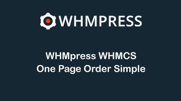WHMpress WHMCS One Page Order Simple