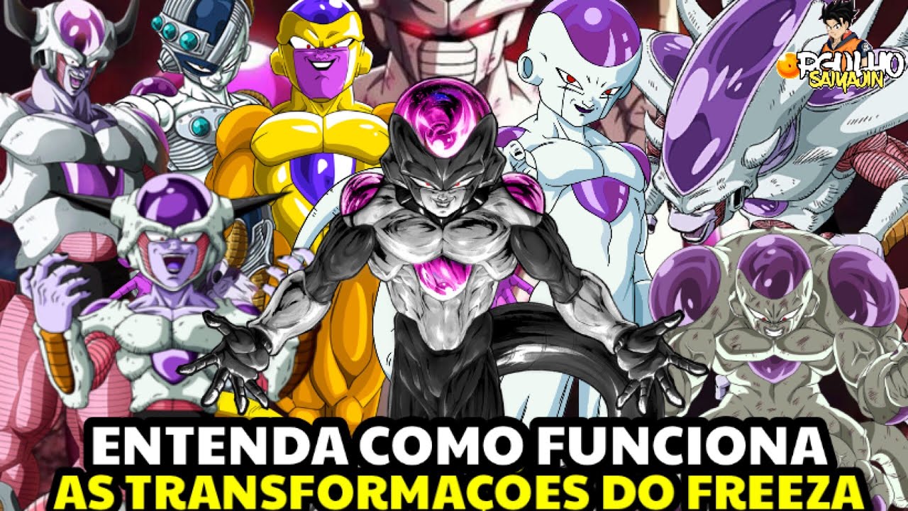 As 7 transformações de Freeza em Dragon Ball, ranqueadas