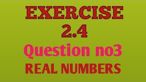 Laws of exponents | exercise 2.4   9th (2)