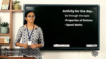 Grade 4 Mathematics Chapter 4 Class 6 Speed Maths, HOTS, Properties of Division