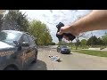 Bodycam: Home Intruder Walks Towards Officer With Knife Before Shooting. DeSoto, TX. March 27, 2023.