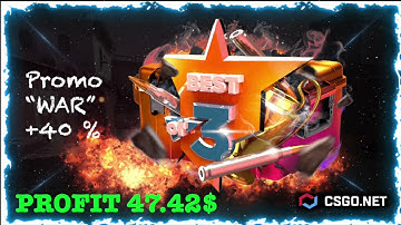 CSGO.NET (mycsgo) // Promo code "WAR" +40% to your deposit // Open bo3 Case