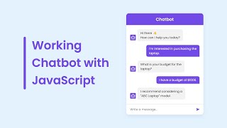 Create Working Chatbot in HTML CSS and JavaScript | Chatbot HTML CSS JavaScript screenshot 3