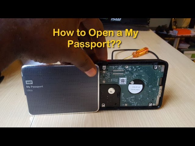 How To Disassemble A Western Digital My Passport External Hard Drive Easily Youtube