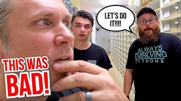 WORST IDEA EVER!! INSANE SNAKE CLUTCH LAID!! | BRIAN BARCZYK