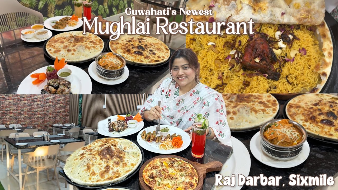 Guwahati’s NEWEST MUGHLAI RESTAURANT 🤩 | Raj Darbar Guwahati | Chicken Mandi & more 😍