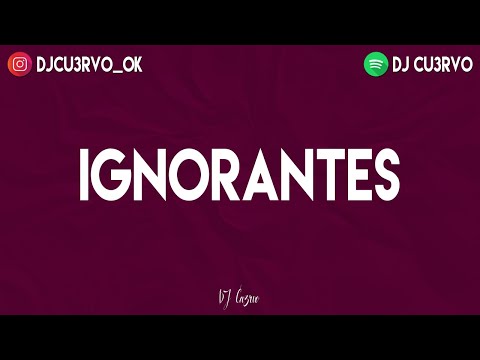 IGNORANTES – BAD BUNNY ✘ SECH ( REMIX ) – DJ Cu3rvo